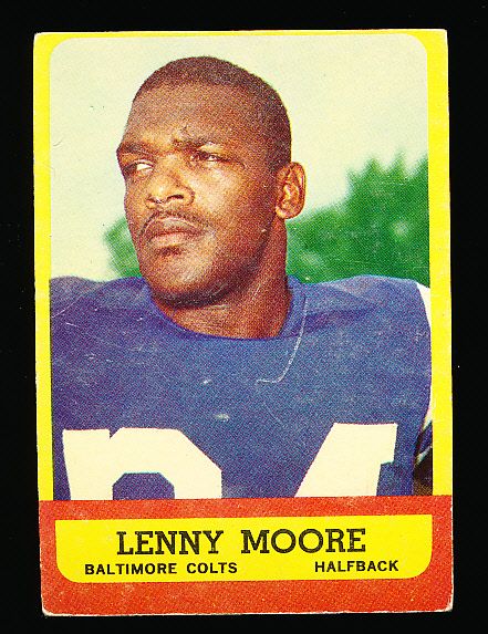 1963 Topps Fb- #2 Lenny Moore, Colts- 7 Cards