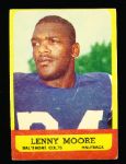 1963 Topps Fb- #2 Lenny Moore, Colts- 7 Cards