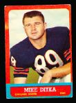 1963 Topps Fb- #62 Mike Ditka, Bears