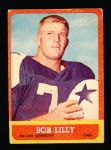 1963 Topps Fb- #82 Bob Lilly, Cowboys- Rookie! 