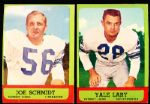 1963 Topps Fb- 60 Diff.- # between # 3 and #75