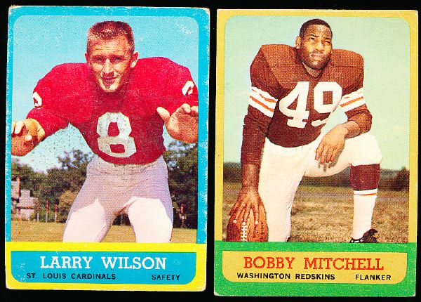 1963 Topps Fb- 62 Diff.-# between # 75 and #167