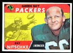 1968 Topps Fb- #157 Ray Nitschke, Packers- 5 Cards