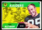 1968 Topps Fb- #168 Fred Biletnikoff, Raiders- 4 Cards