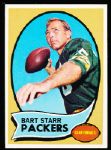 1970 Topps Fb- #30 Bart Starr, Packers- 5 Cards