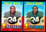 1971 Topps Fb- #55 Willie Wood, Packers- 12 Cards