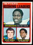 1972 Topps Fb- #2 Rushing Leaders- Brockington/ Owens /Ellison- 12 Cards