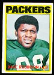 1972 Topps Fb- #116 Dave Robinson, Packers- 16 Cards