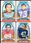 1972 Topps Fb- 4 Diff. Hi#’s