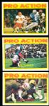 1972 Topps Fb- 3 Diff. Hi#’s