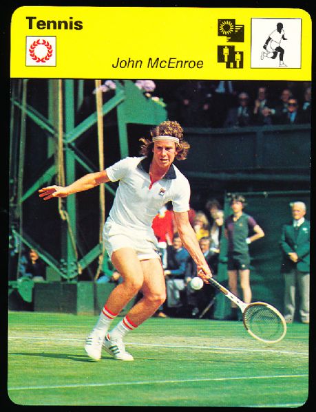1977-82 Sweden Sportscaster Cards- 3 Diff. Tennis
