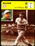 1977 North American Sportscaster- Baseball- #02-08 Joe DiMaggio- 4 Cards