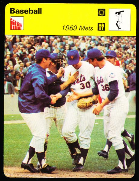 1977 North American Sportscaster – Baseball- #02-16 1969 Mets (Nolan Ryan)- 3 Cards