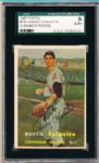 1957 Topps Bsbl. #212 Rocky Colavito RC, Indians- Autographed- SGC Authenticated