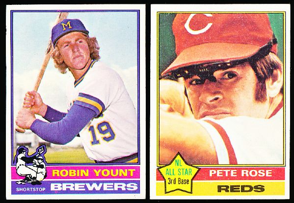 1976 Topps/Topps Traded Bsbl.- 180 Diff. Cards