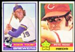 1976 Topps/Topps Traded Bsbl.- 180 Diff. Cards