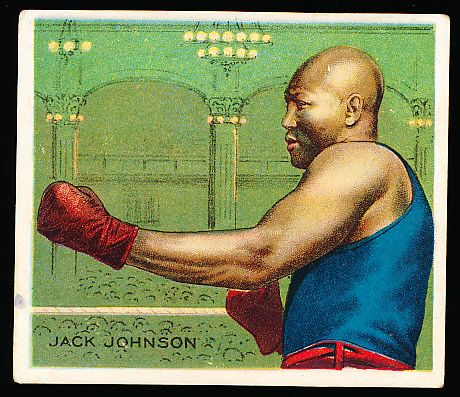 1910 Mecca T-218 Boxing- Jack Johnson, Side View