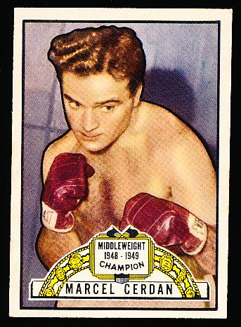 1951 Topps Ringside Boxing #5 Marcel Cerdan