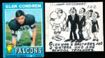1971 Topps Ftbl. #122 Glen Condren, Falcons- Original Comic Art