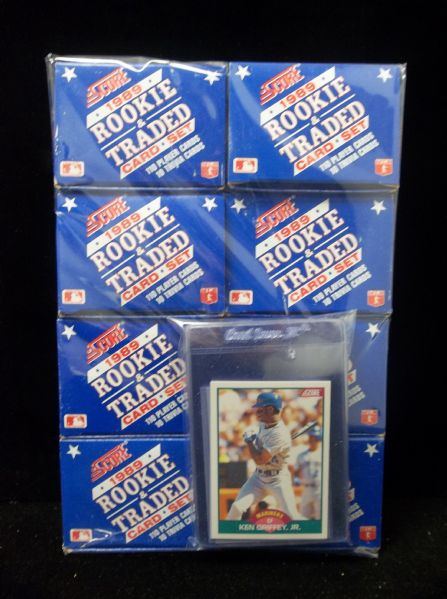 1989 Score Rookie & Traded Baseball Factory sets of 110 Cards- 8 Sets