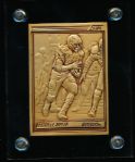 1994 Highland Mint 1990 Topps Traded Ftbl. #27T Emmitt Smith Limited Edition Bronze Card- #947/2,500