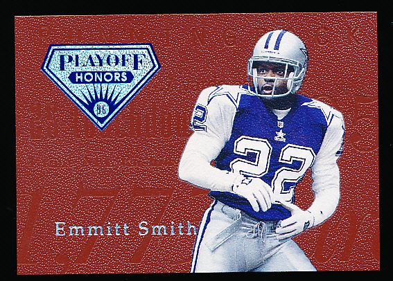 1996 Playoff Prime “Honors” #1 Emmitt Smith, Cowboys