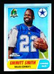 1996 Topps Chrome Ftbl. “Topps 40th Anniversary Retros” #13 Emmitt Smith, Cowboys- 2 Diff. Cards
