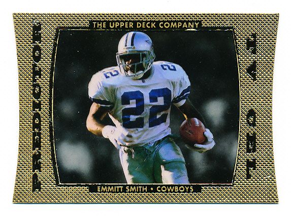 1996 Upper Deck Ftbl. “TV-Cel” #10 Emmitt Smith