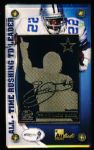 2003 AUthentic Images/ Danbury Mint Emmitt Smith All-Time Rushing Leader Commemorative 22kt Etched card with COA card