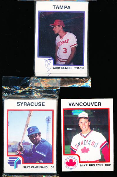 1987 Pro Cards Minor League Baseball Sets- 6 Diff.