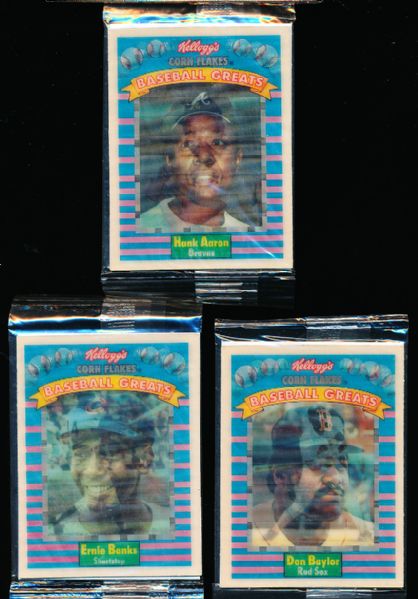 1991 Kelloggs Baseball Greats Set of 15