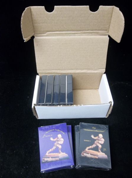 1991/92 Heisman Collection- 9 Complete Factory Sealed Sets- 7 Series 1 & two Series 2