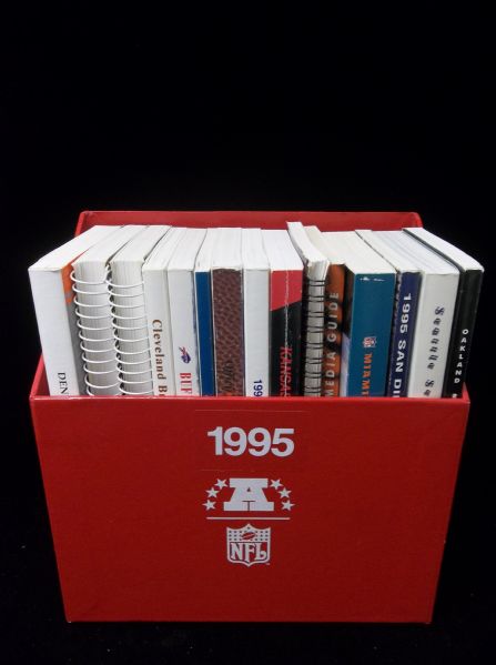 1995 NFL (AFC) Media Guides- 14 Diff. AFC