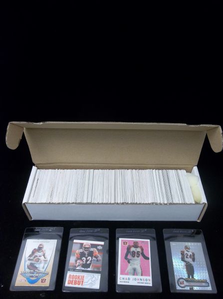 Cincinnati Bengals Football Star Lot- 550 Cards