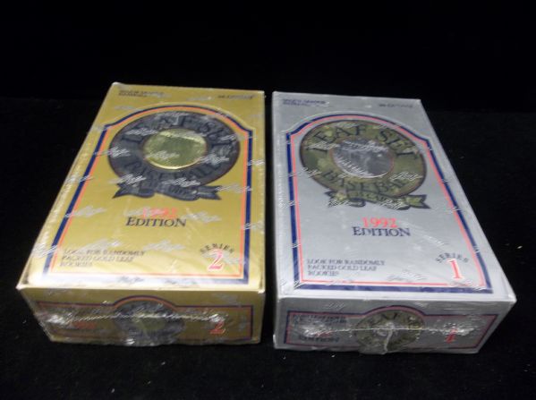 1992 Leaf Baseball- 1 Unopened Wax Box From Both Series