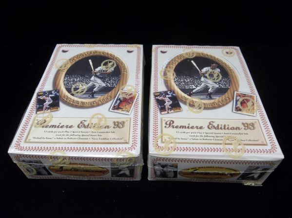 1993 Ted Williams Baseball- Two Unopened Wax Boxes