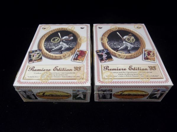 1993 Ted Williams Baseball- Two Unopened Wax Boxes