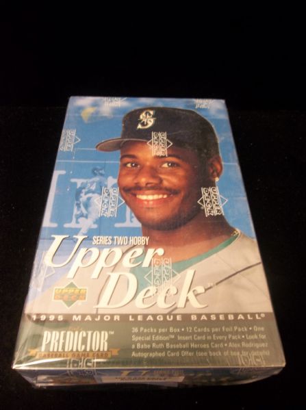 1995 Upper Deck Baseball- Series #2- 1 Unopened Hobby Wax Box