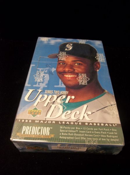 1995 Upper Deck Baseball- Series #2- 1 Unopened Hobby Wax Box