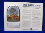 Willabee & Ward 1936 World Series N.Y. Yankees vs. N.Y. Giants Patch