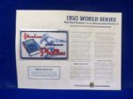 Willabee & Ward 1950 World Series N.Y. Yankees vs. Philadelphia Phillies Patch