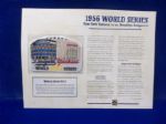 Willabee & Ward 1956 World Series N.Y. Yankees vs. Brooklyn Dodgers Patch