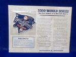 Willabee & Ward 2000 World Series N.Y. Yankees vs. N.Y. Mets Patch
