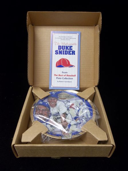 1993 Sports Impressions Hamilton Collection- Duke Snider Collector Plate
