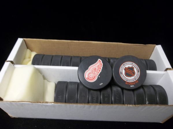 NHL Hockey Logo Pucks- 25 Pucks
