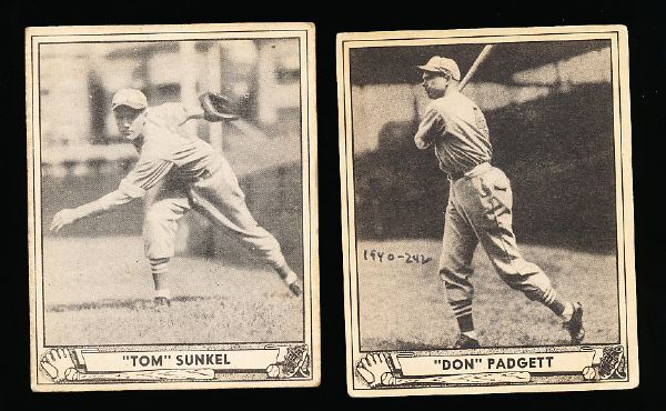 1940 Playball Bb- 2 Diff. Cardinals