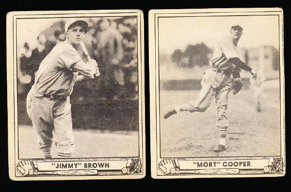 1940 Playball Bb- 2 Diff. Cardinals
