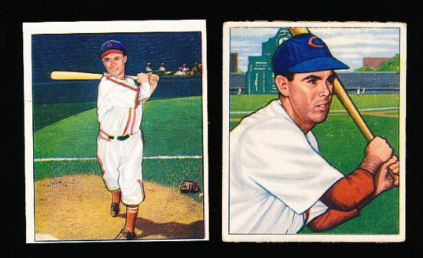 1950 Bowman Bb- 2 Diff. Cardinals
