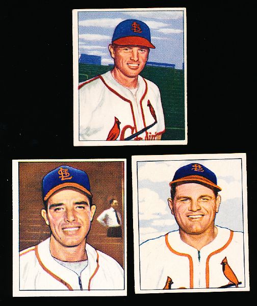 1950 Bowman Bb- 2 Diff. Cardinals