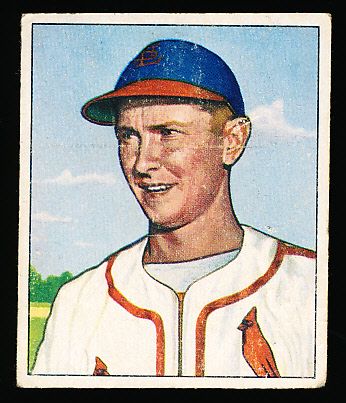1950 Bowman Bb- #71 Schoendienst, Cardinals